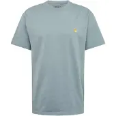 Carhartt WIP Bluser & t-shirts 'Chase' røgblå / guld