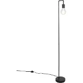 QAZQA Moderne gulvlampe sort - Facil