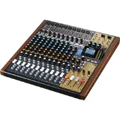 Tascam MODEL 16, 16 kanaler, Bluetooth, 40 W, Sort, Guld, Træ