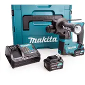 Makita HR140DSMJ - Roterende hammer - ledningfri - 2 tilstande - SDS-plus - 1 Joule - 2 batterier - 10.8 V