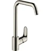 Hansgrohe Focus M41 køkkenarmatur 260, 1jet rustfrit stål finish