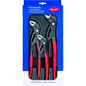 Knipex cobra vandpunpetangsæt 87 01 180, 250 og 300 mm