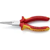 Knipex 30 36 160, Nåletang, 2,5 mm, 4,1 cm, Stål, Rød, Gul, 160 mm