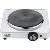 Adler AD 6503, Hvid, Bordplade, Forseglet plade, emaljeret, 1 zone(s), 1 zone(s)