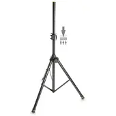 Gravity SP 5211 ACB, Gulv, Jord, 50 kg, Aluminium, Stål, Sort, Fritstående, 3 ben