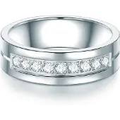 Trilani Ring sølv / transparent