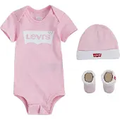 Levi's Kids Sparkedragt/Body 'Classic' lyserød / hvid