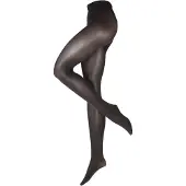 SWEDISH STOCKINGS Nylonstrømpebukser 'Olivia' mørkebrun / sort