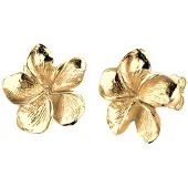 Elli Øreringe 'Frangipani Blüte' guld