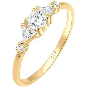 Elli PREMIUM Ring guld / transparent