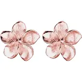Elli Øreringe 'Frangipani Blüte' rosa guld