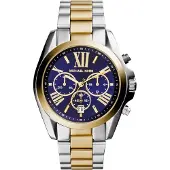 Michael Kors Analogt ur 'Bradshaw' blå / guld / sølv