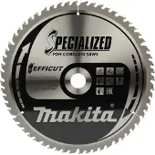 Makita Specialized EFFICUT - Rundsavsklinge - for træ, metal - 305 mm - 60 tænder - for DLS211ZU, LS003GZ01, LS1219L