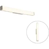 QAZQA Moderne badeværelsesvæglampe stål 62 cm IP44 - Cascada