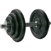Tunturi Dumbbellset 20kg, with 1 Bar Screw