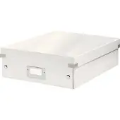 Leitz Click & Store WOW Medium organiseringsboks, 85% recirkuleret karton Hvid