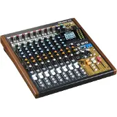 Tascam Model 12, 12 kanaler, Bluetooth, 16 W, Sort, Træ