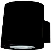 SG ARMATUREN A/S Vægarmatur Metro 2x4,5W LED 2700K sort (op/ned)