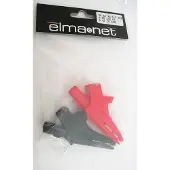 Elma Instruments Krokodillenæb 4 mm, isoleret.