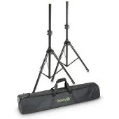 Gravity SP5212B Steel Speaker Stand Pair with Carry Bag