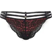 LASCANA Slip 'Brief' rød / sort