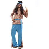 MOM Hippiepsykedelisk Kostume