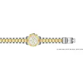 Invicta Herreur 9212 Speedway Hvid/Stål Ø40 mm