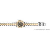 Invicta Herreur 6932 Speedway Grå/Rosaguldtonet stål Ø40 mm