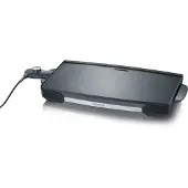 Severin KG 2397 - Grill - elektrisk - 2052 cm2 - sort/børstet rustfrit stål
