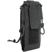 Tasmanian Tiger Digi Radio Pouch, radio lomme, sort