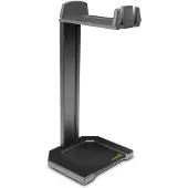 Gravity HP HTT 01 B, Hovedtelefonholder, Aluminium, Plast, 480 g, Sort