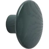 Muuto The Dots tøjknag dark green Ø9 cm