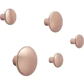 Muuto The Dots knager - metal 5 stk Rose