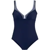 LASCANA Badedragt navy / hvid