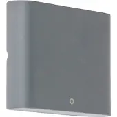 QAZQA Væglampe antracit 11,5 cm inkl. LED IP65 - Batt