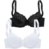 Petite fleur BH sort / hvid