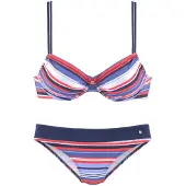 s.Oliver Bikini blå / rød / hvid