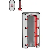 Flamco PS bufferbeholder 500L til centralvarme uden isolering