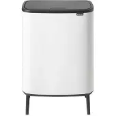 Brabantia Bo touch bin high 2x30 L Hvid