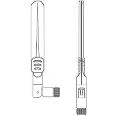 Extreme networks - Antenne - Wi-Fi - 5.2 dBi, 3.2 dBi - omni-directional - indendørs - hvid - for Zebra AP 6522