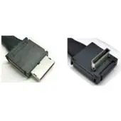 Intel OCuLink Cable Kit AXXCBL450CVCR - SAS internt kabel - 4i MiniLink SAS (SFF-8611) (han) lige til 4i MiniLink SAS (SFF-8611) (han) højrevinklet - 45 cm
