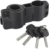 Masterlock 8195EURDPRO, U-lås, Sort, Stål, Vinyl, 1,3 cm, Nøgle