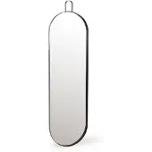 Ferm Living Poise ovalt spejl sort