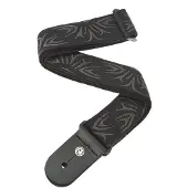 Daddario Woven Guitar Strap Black/Grey Tattoo