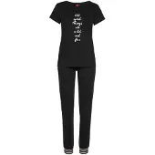 s.Oliver Pyjamas lyserød / sort / hvid