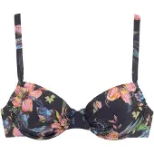 LASCANA Bikinioverdel 'Malia' antracit / koral
