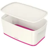 Leitz MyBox Small - Opbevaringsboks - 5 liter - pink metallisk