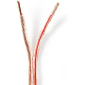 Nedis Cabr4000tr1000 Højttalerkabel 2x 4 Mm 100 M