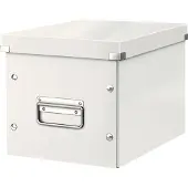 Leitz Click & Store WOW Cube Medium opbevaringsboks, 80% recirkuleret karton Hvid