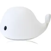 Filibabba Gulvlampe - Big LED Whale - 50 cm - Hvid - - OneSize - Lampe